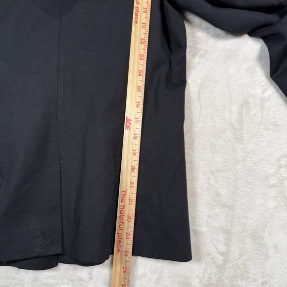 Evereve Dawson Black Hooded Dickey Blazer Jacket Women's Size Medium M - Picture 10 of 11
